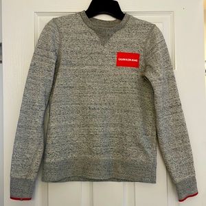 Calvin Klein Gray Sweatshirt